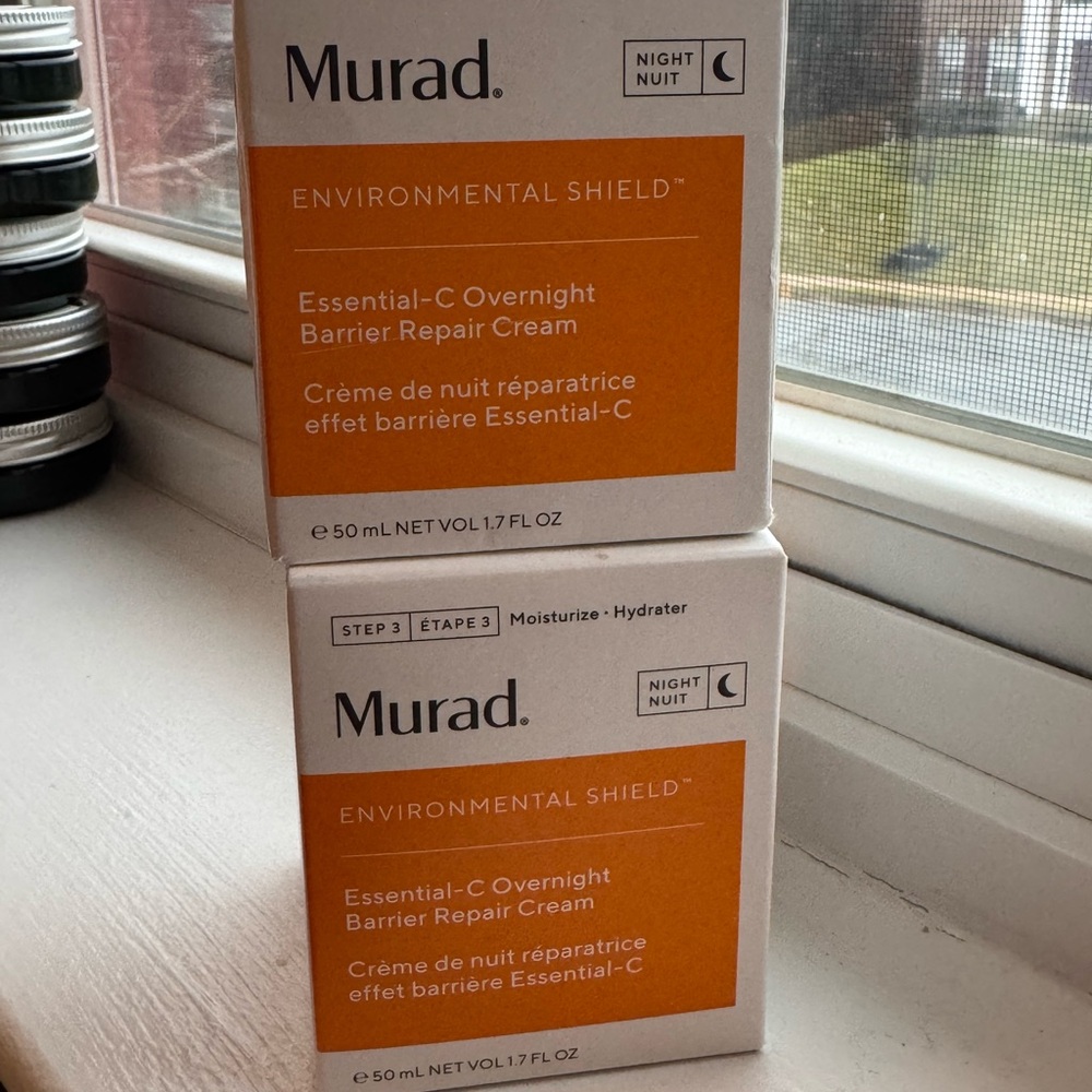 Murad SET of 2! Essential C Overnight Barrier Repair Cream 50 ml/ 1.7 oz